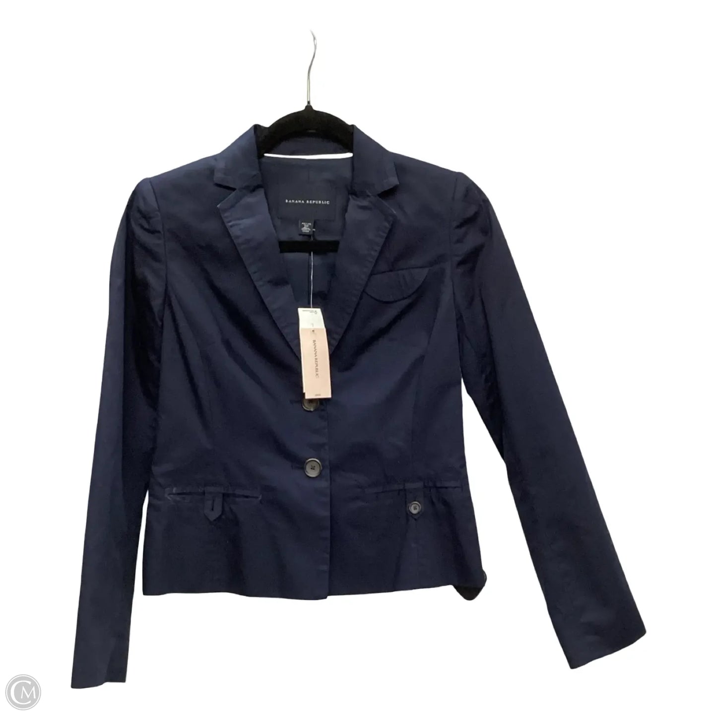 Blazer By Banana Republic In Navy, Size: 2p