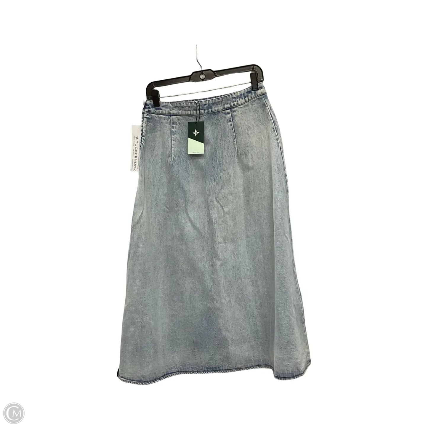Skirt Midi By Tuckernuck In Blue Denim, Size: 6