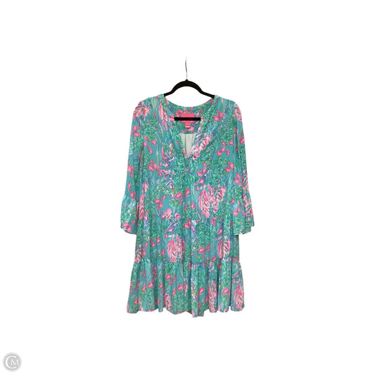Dress Designer By Lilly Pulitzer In Animal Print, Size: 12