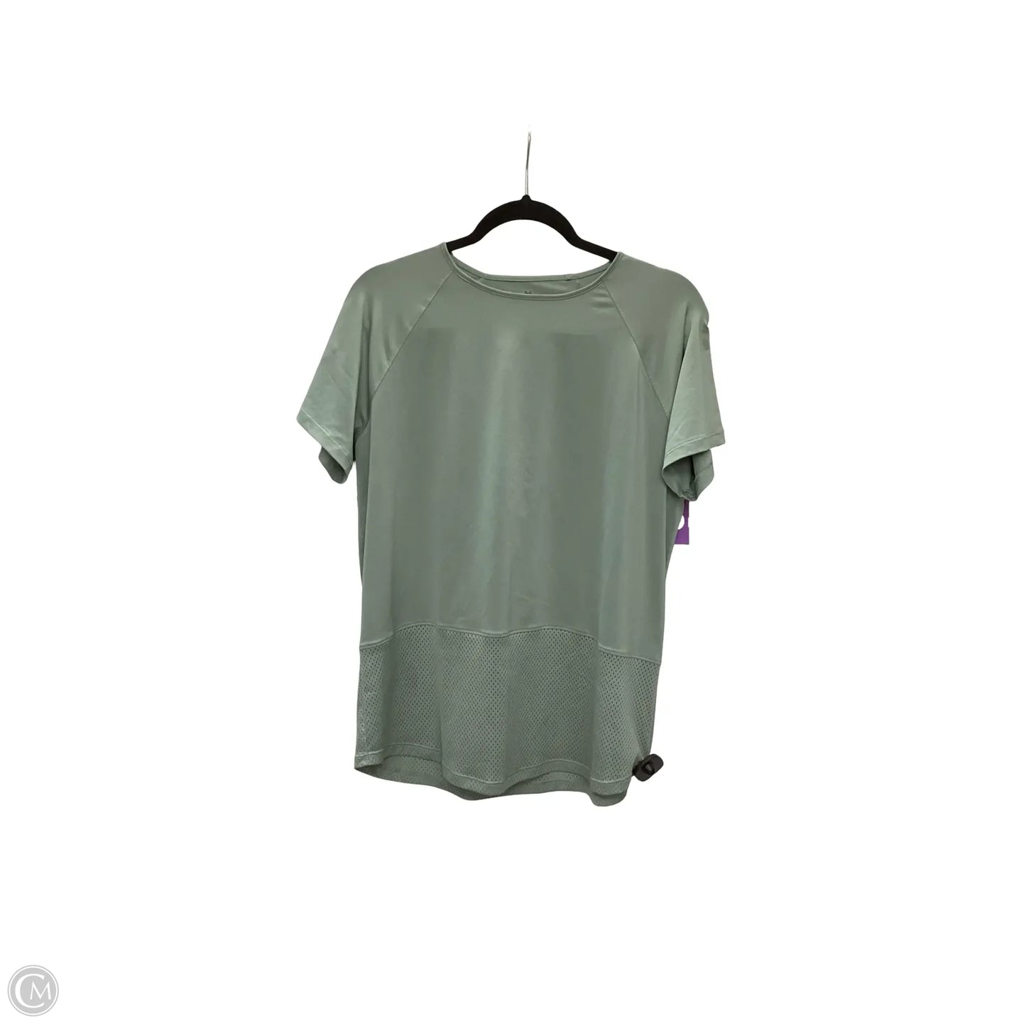Athletic Top Short Sleeve By Under Armour In Green, Size: Xl