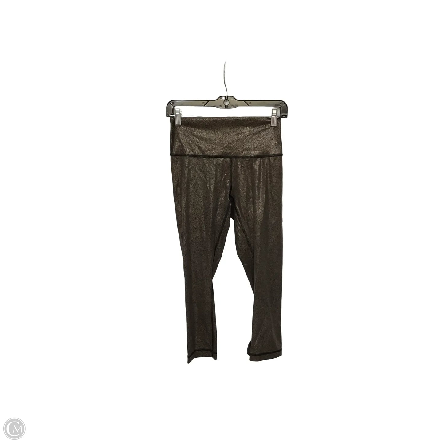 Athletic Capris By Lululemon In Gold, Size: 6