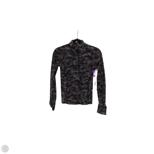 Athletic Jacket By Lululemon In Camouflage Print, Size: 6