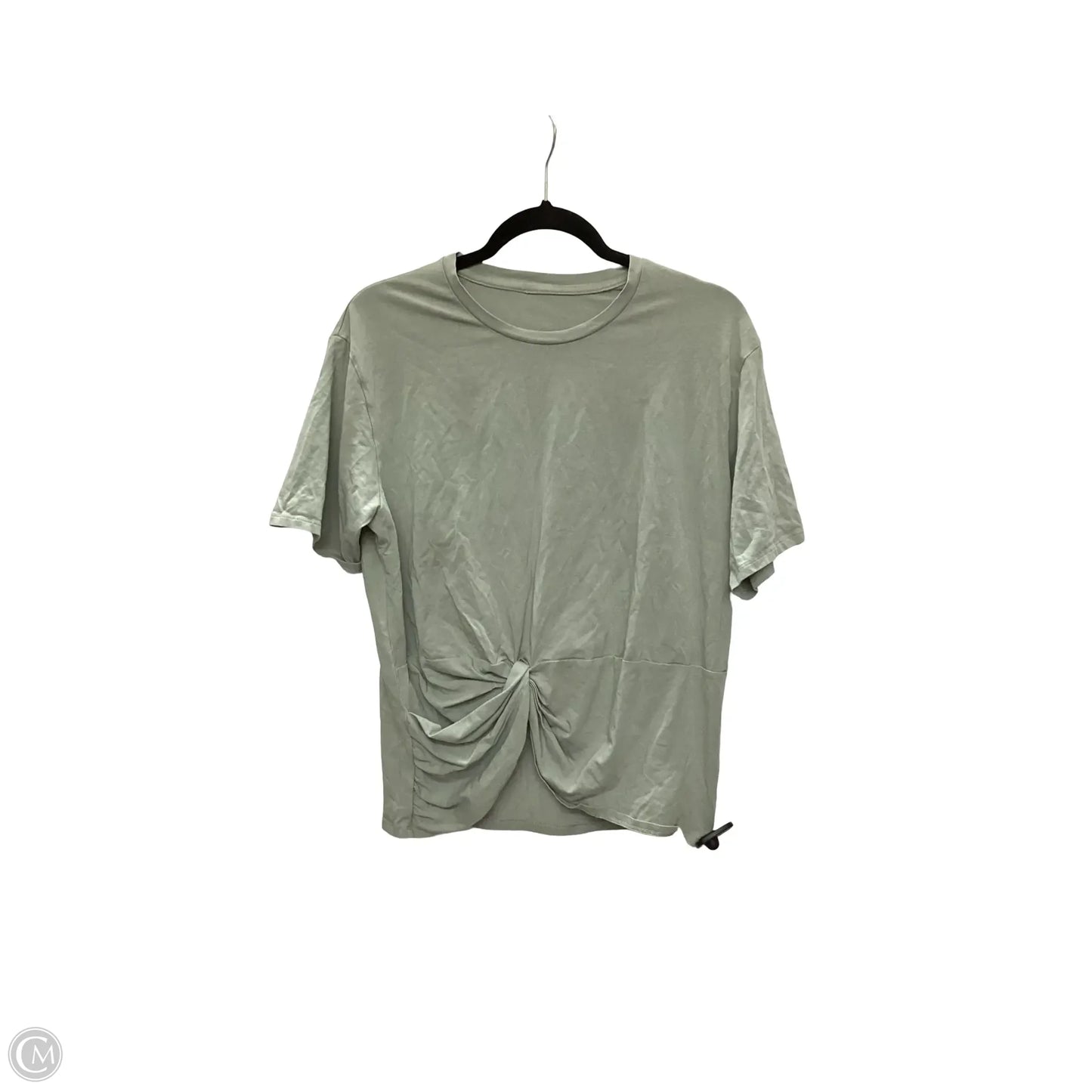 Athletic Top Short Sleeve By Lululemon In Green, Size: 6