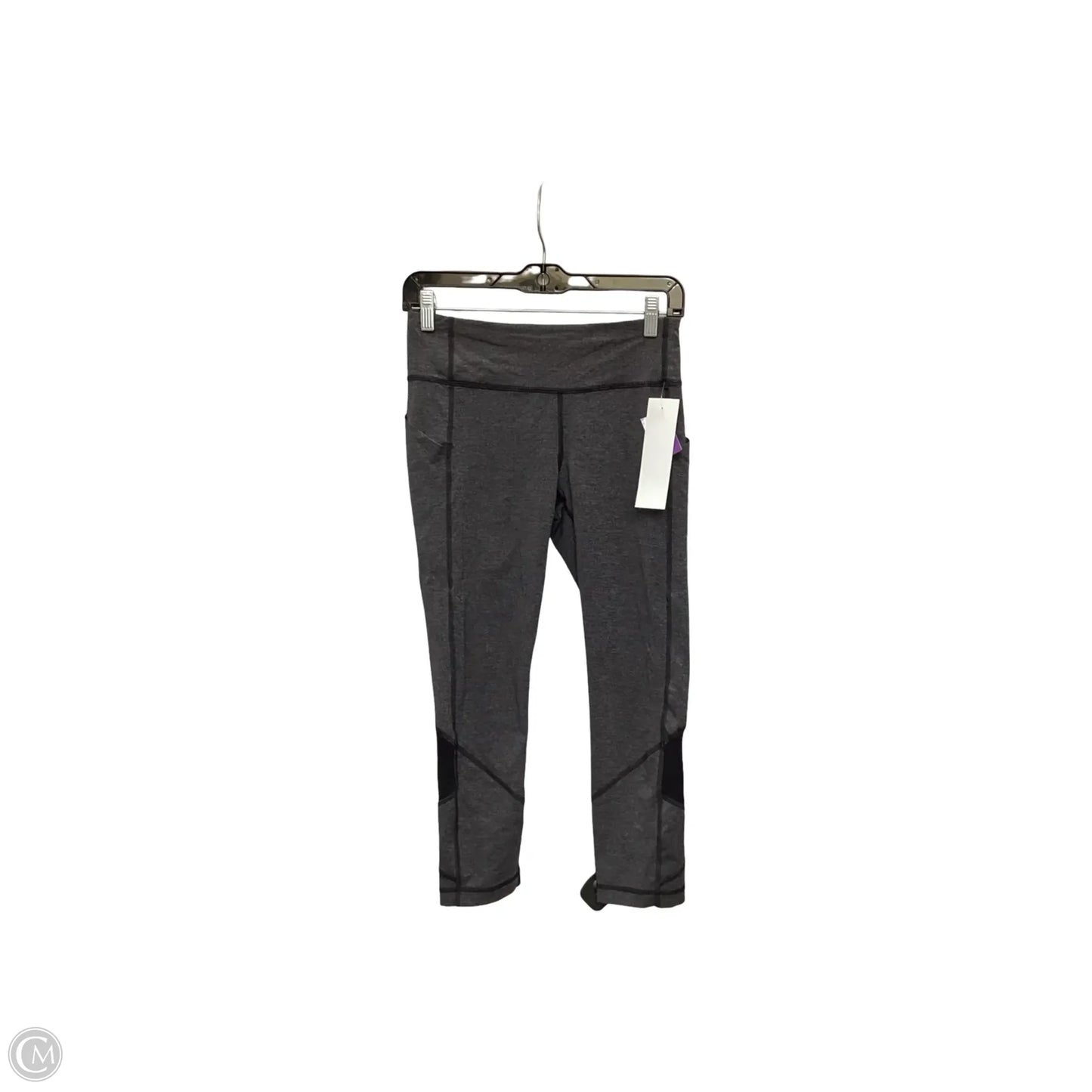 Athletic Capris By Lululemon In Grey, Size: 6