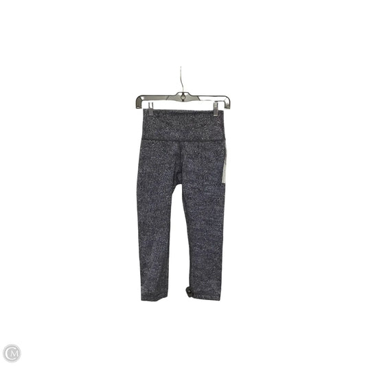 Athletic Capris By Lululemon In Grey, Size: 6