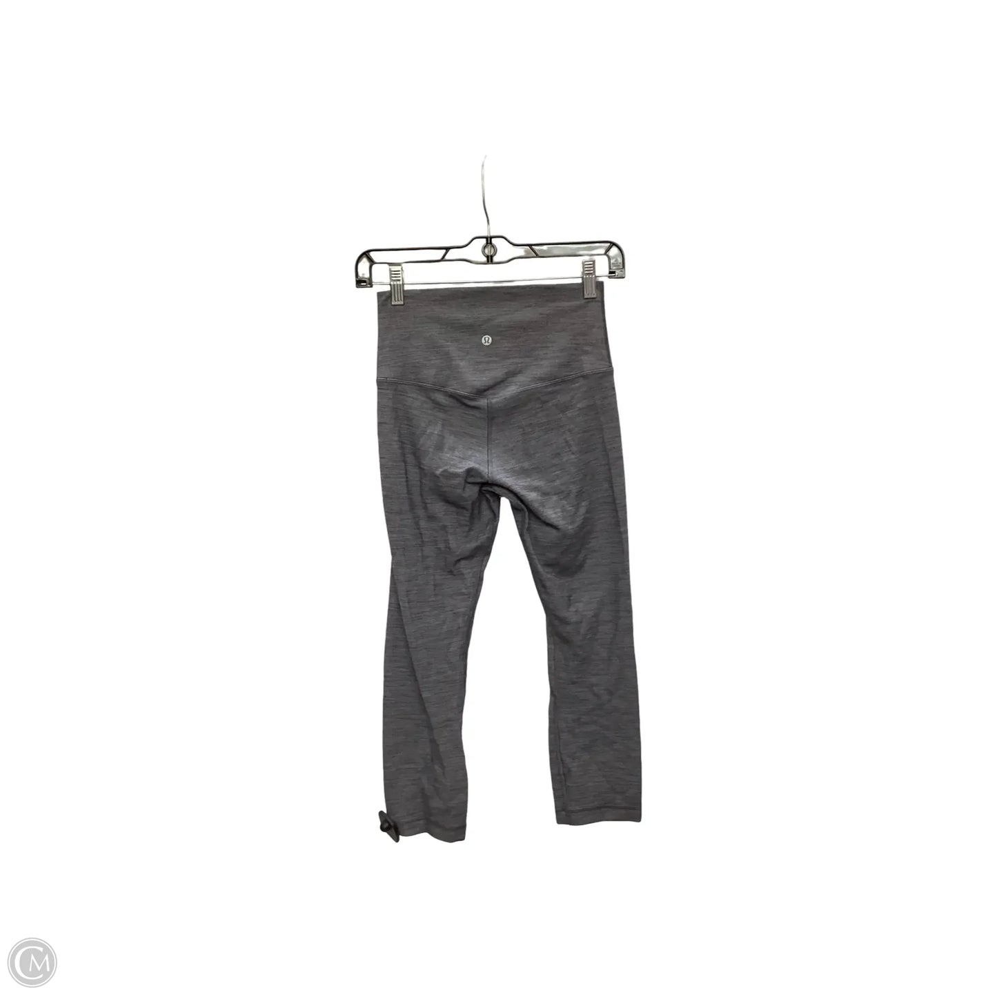 Athletic Capris By Lululemon In Grey, Size: 6