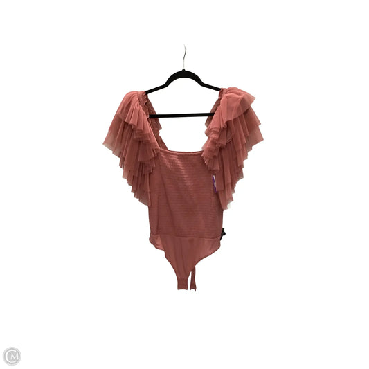 Bodysuit By Free People In Pink, Size: L