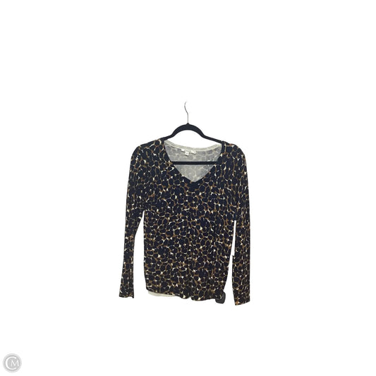 Sweater By Chicos In Animal Print, Size: 0