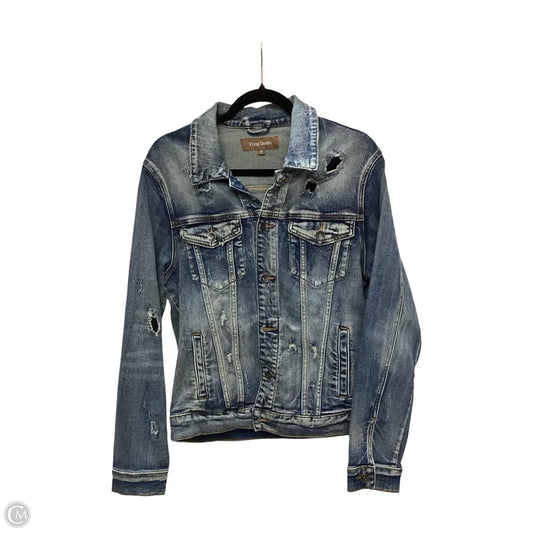 Jacket Denim By Clothes Mentor In Blue Denim, Size: M