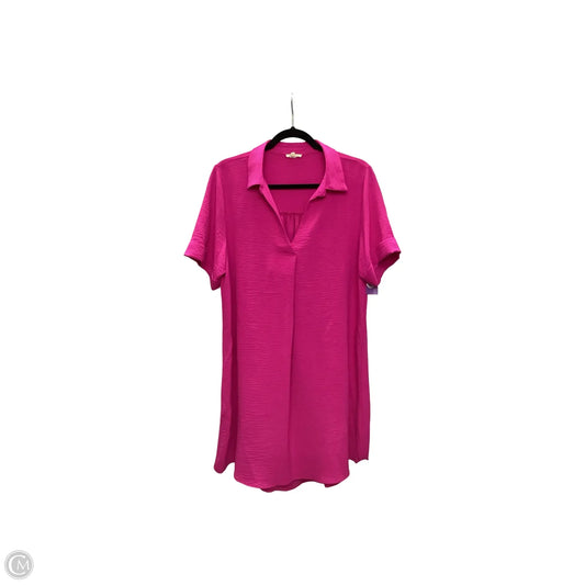 Dress Casual Short By Jodifl In Pink, Size: M