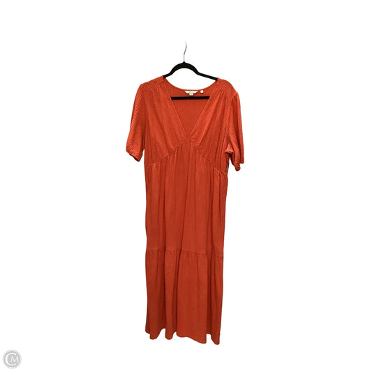 Dress Casual Maxi By Boden In Orange, Size: 12