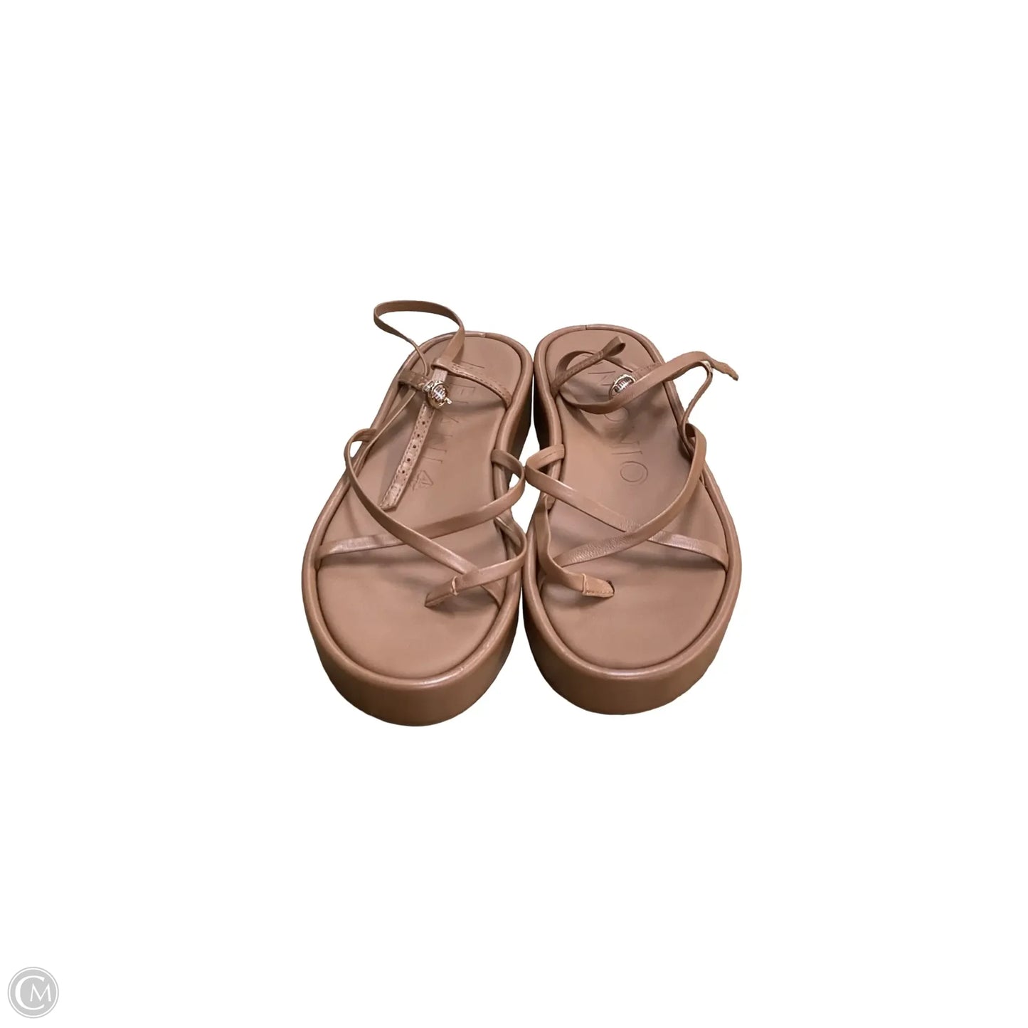 Sandals Heels Platform By Antonio Melani In Brown, Size: 8