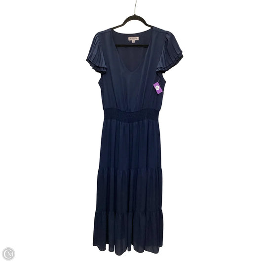Dress Casual Midi By Nanette By Nanette Lepore In Navy, Size: Xl
