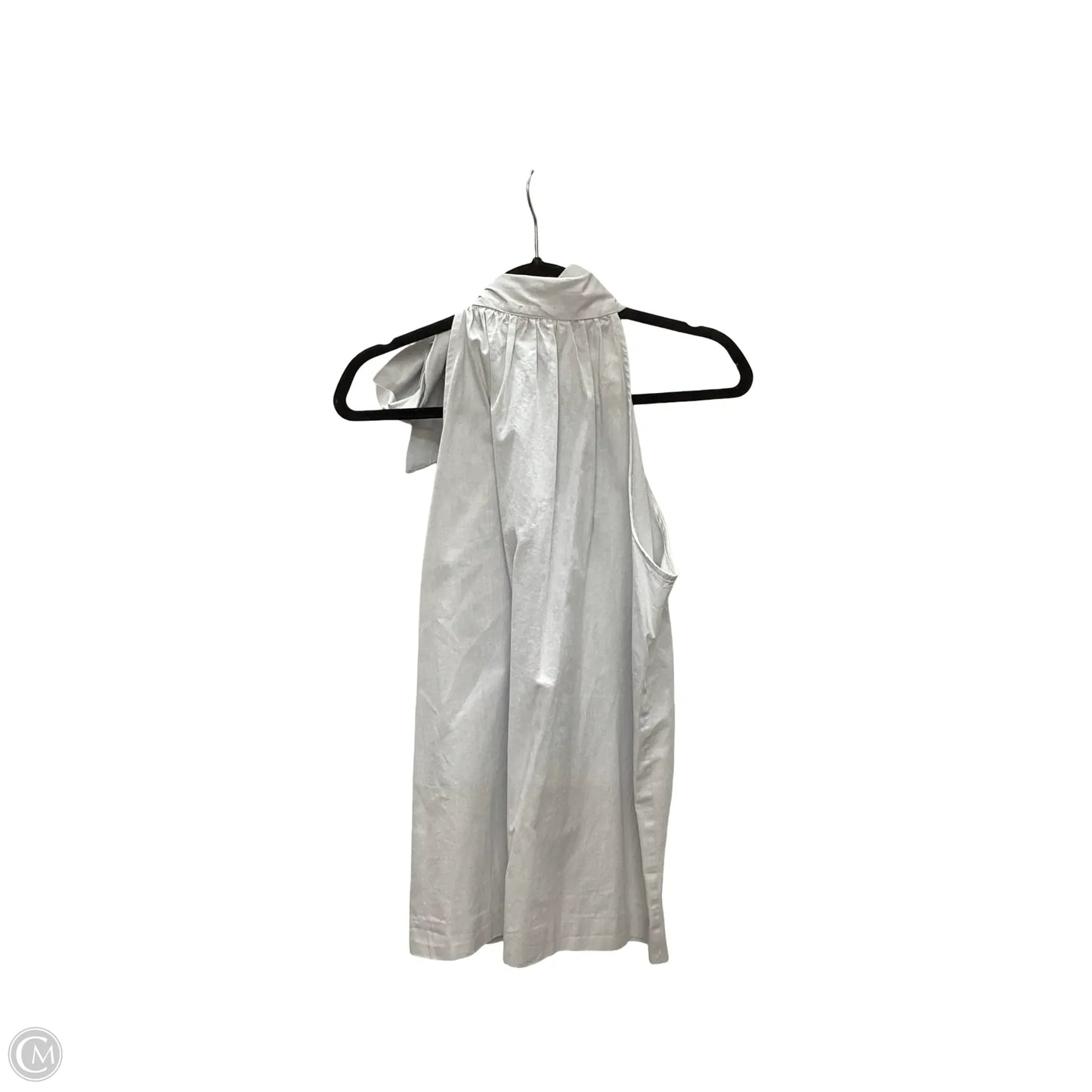 Designer Blouse Sleeveless By Grace Baker In Grey, Size: Xl