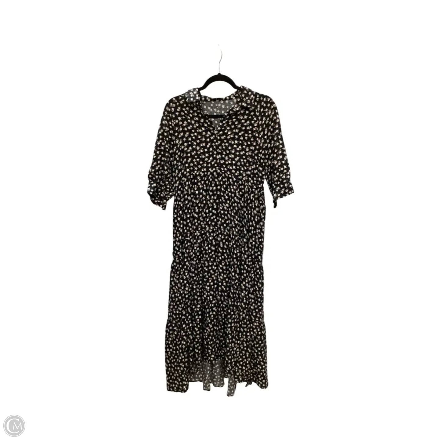 Dress Casual Midi By Natural Life In Floral Print, Size: L
