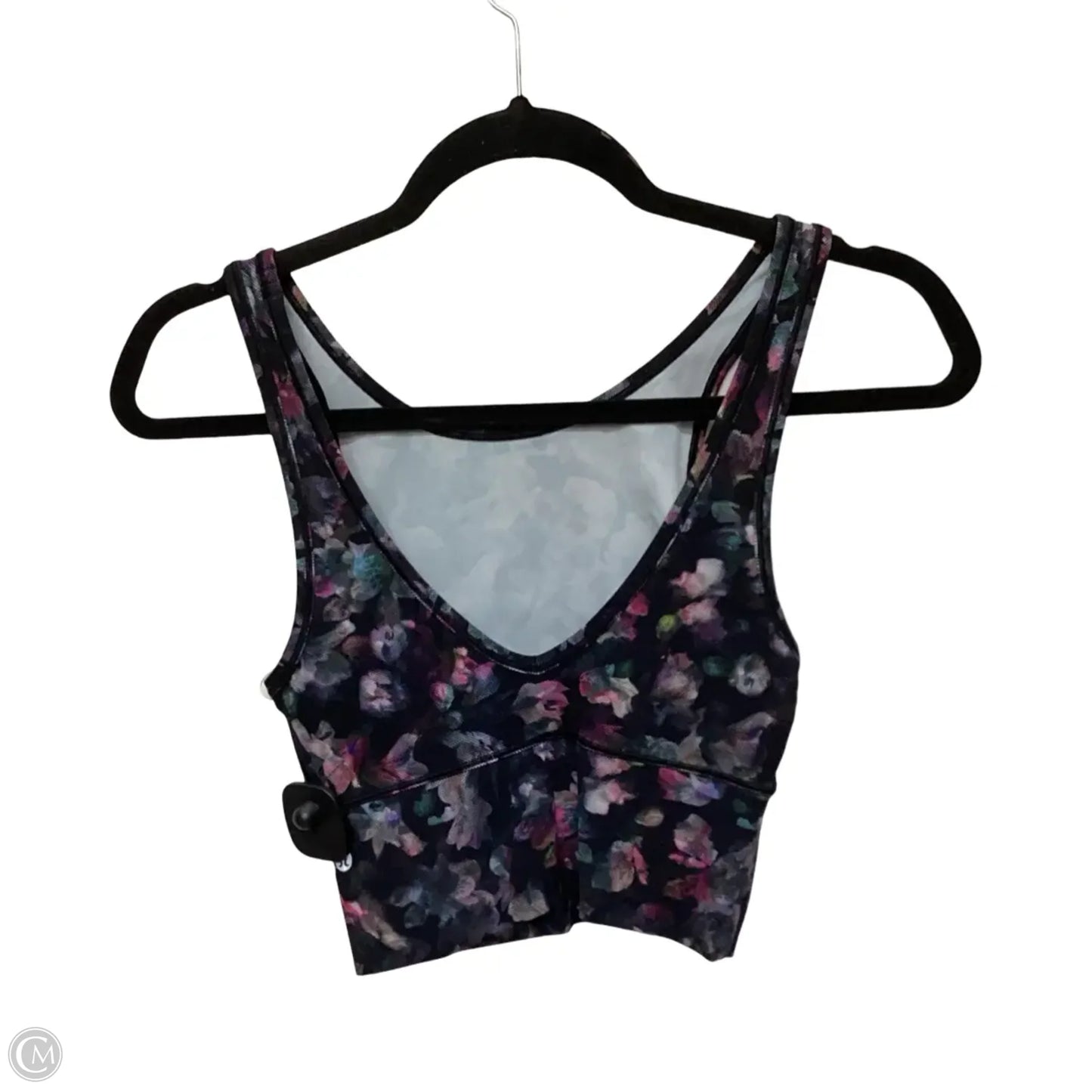 Athletic Bra By Lululemon In Floral Print, Size: 2