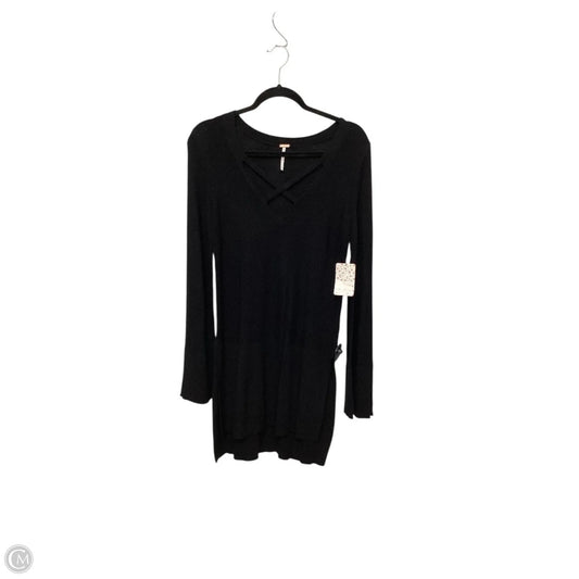 Top Long Sleeve By Free People In Black, Size: S