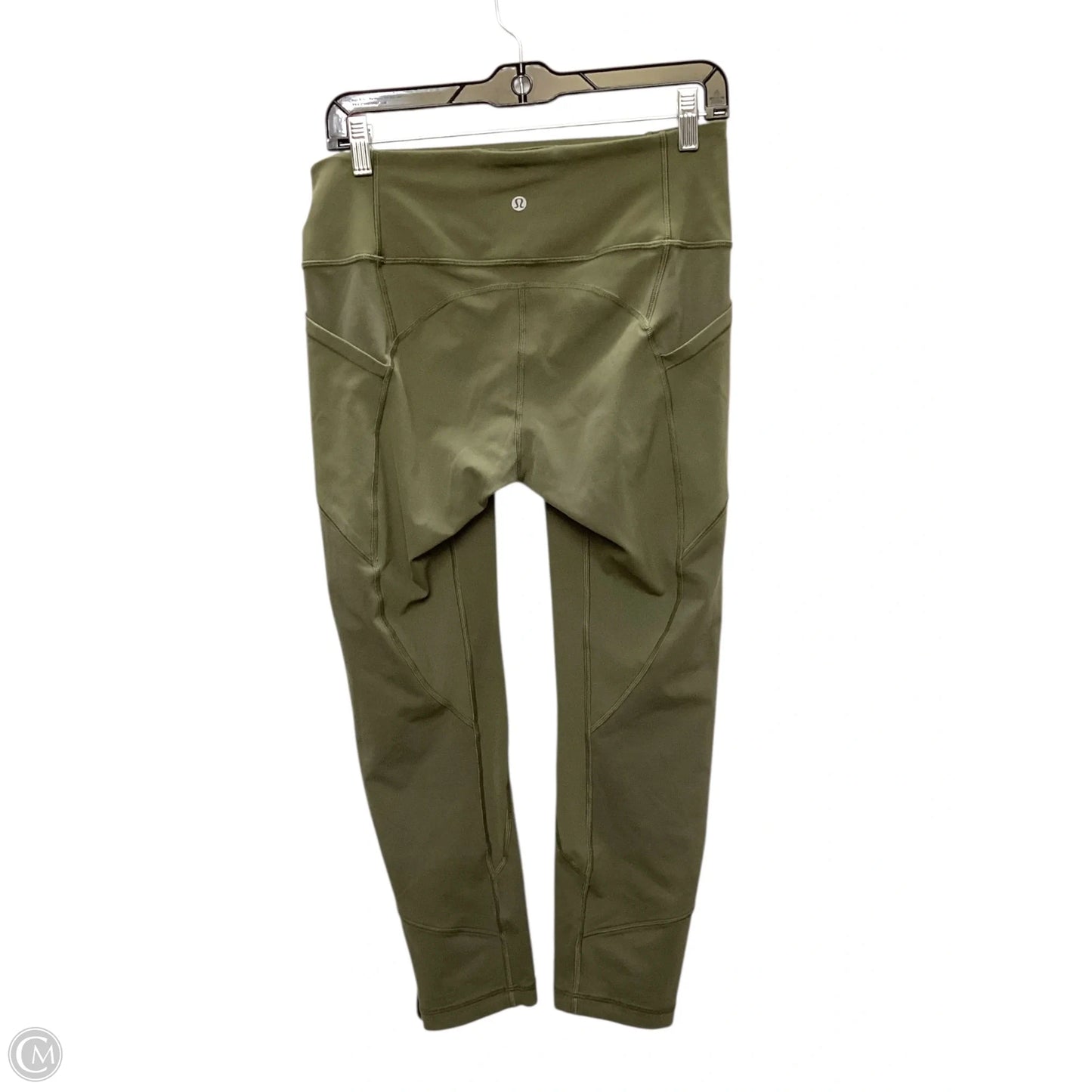 Athletic Leggings By Lululemon In Green, Size: 10
