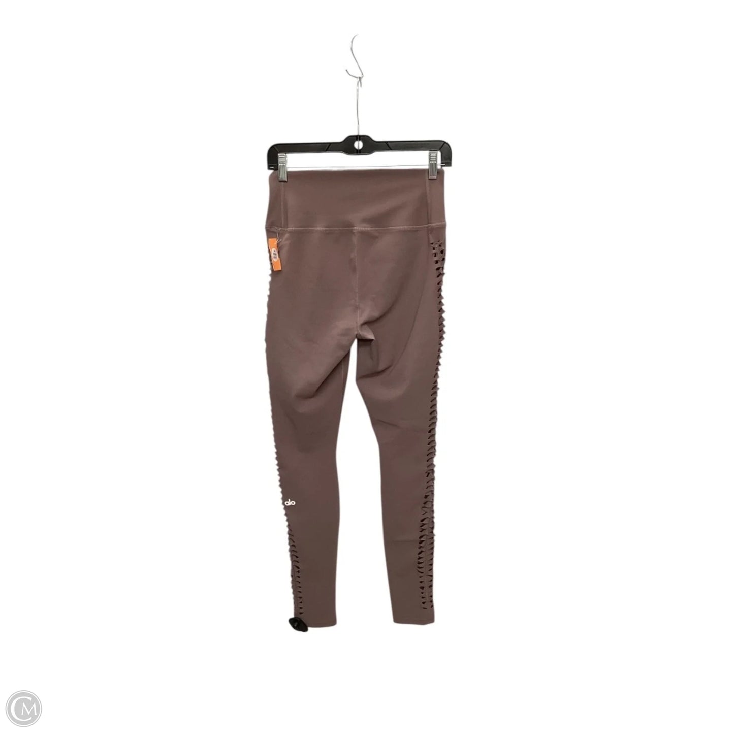 Athletic Leggings By Alo In Mauve, Size: M