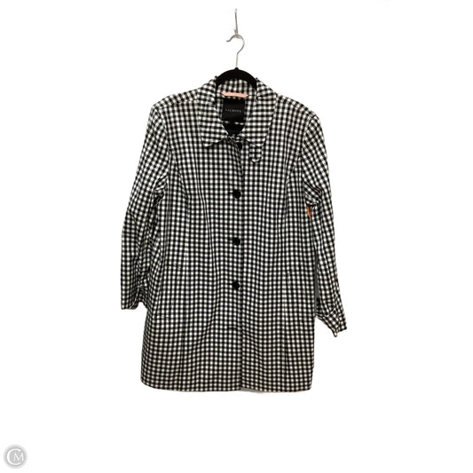 Coat Trench Coat By Talbots In Navy, Size: Xl