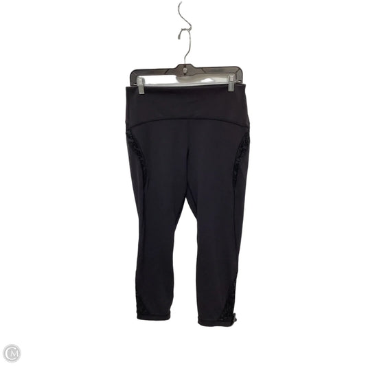 Athletic Capris By Lululemon In Black, Size: 12