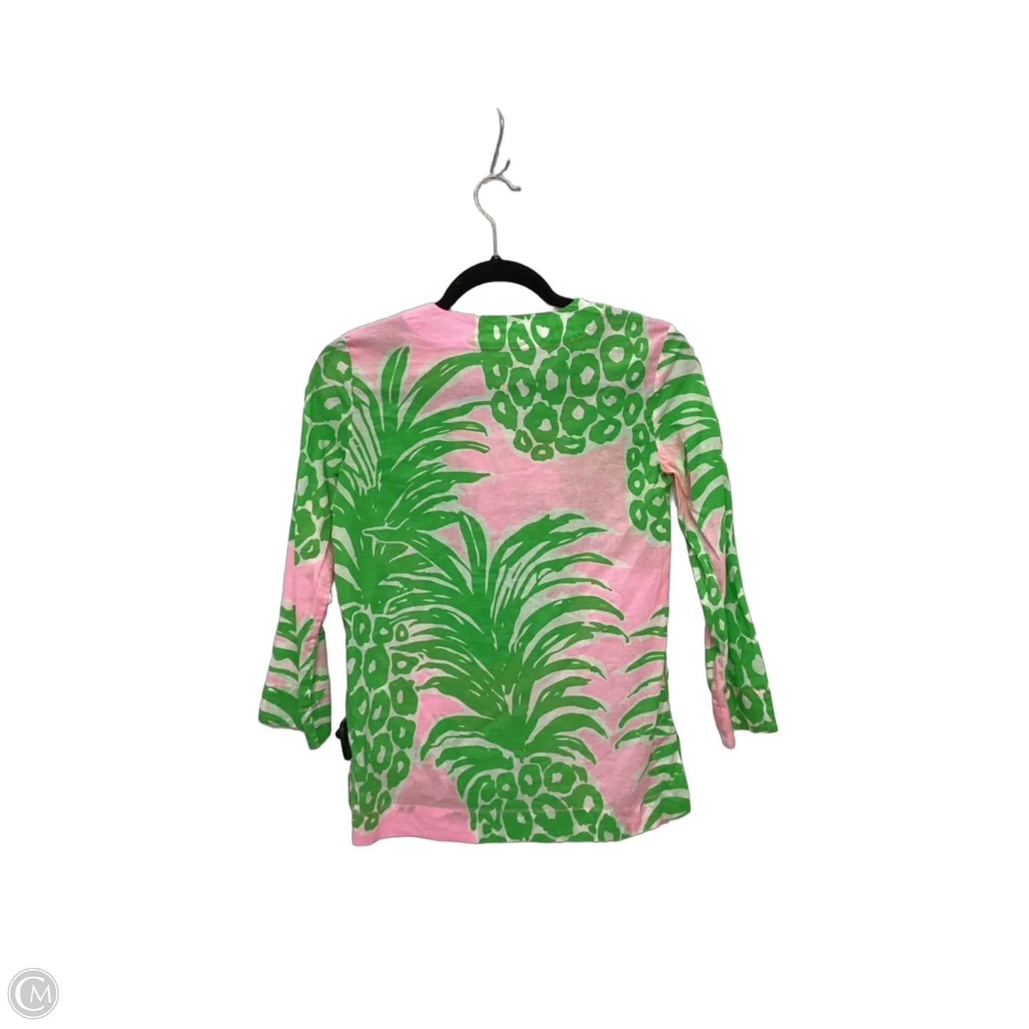 Top Long Sleeve Designer By Lilly Pulitzer In Green, Size: Xxs