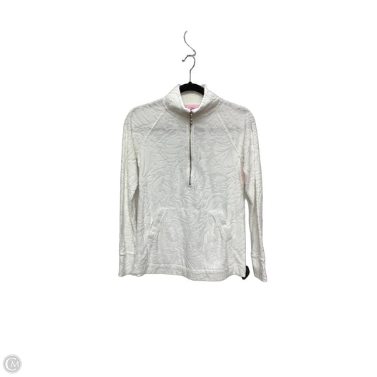 Top Long Sleeve Designer By Lilly Pulitzer In White, Size: Xs
