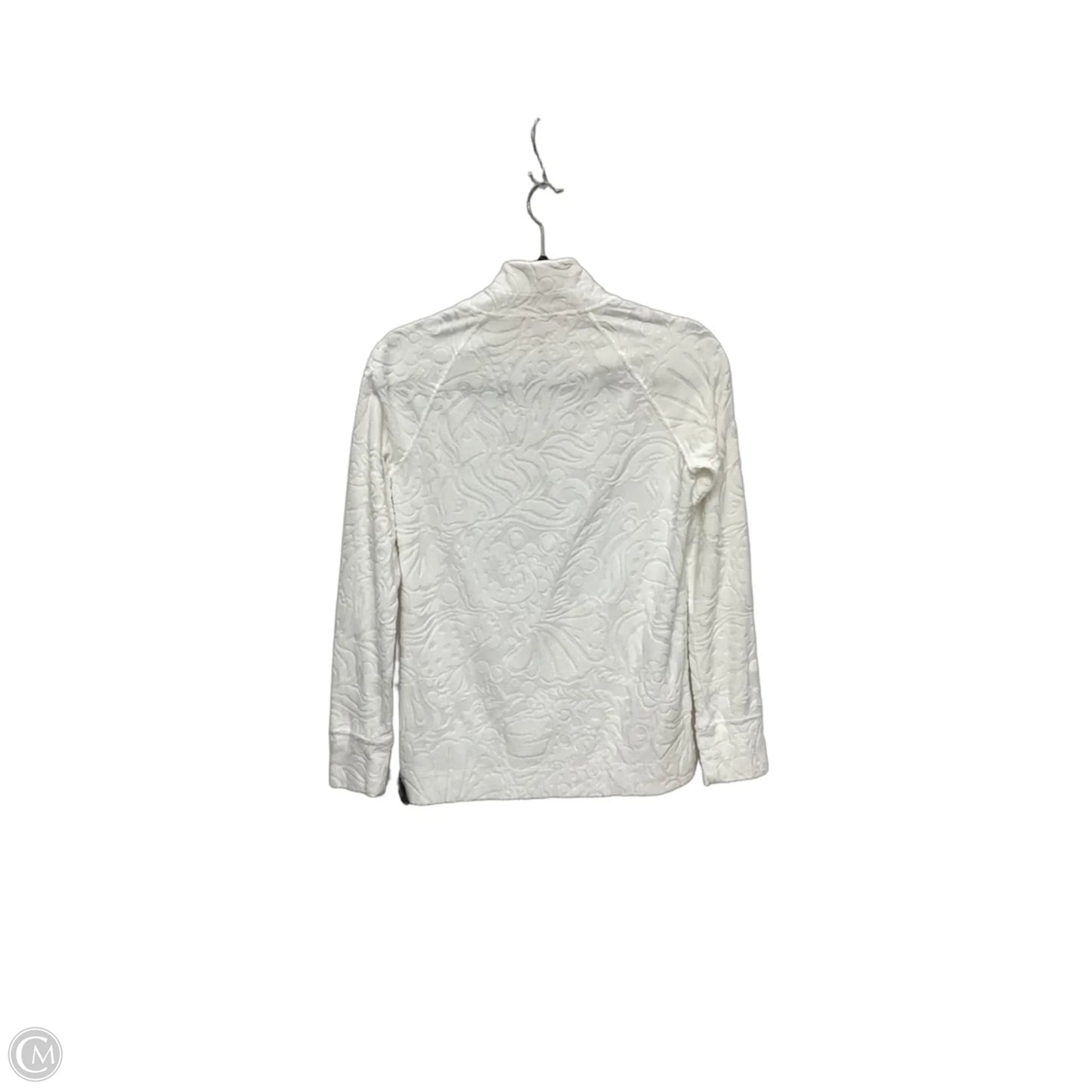 Top Long Sleeve Designer By Lilly Pulitzer In White, Size: Xs