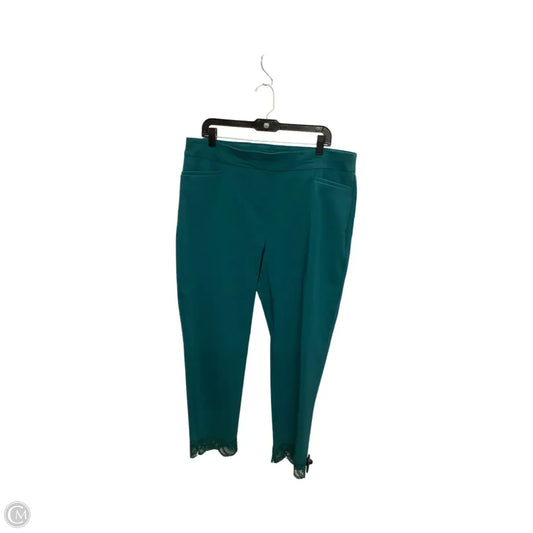Pants Dress By Chicos In Green, Size: Xl