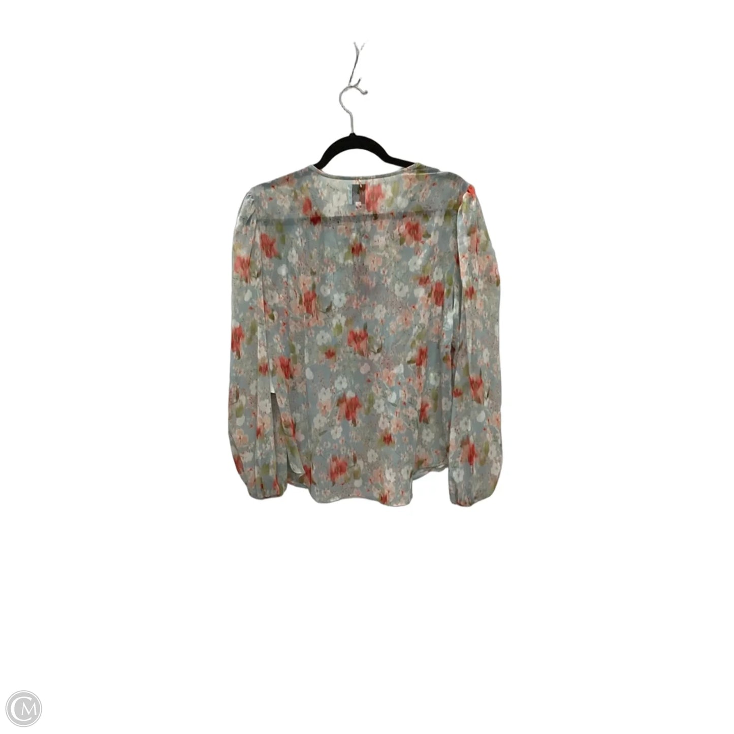 Blouse Designer By Misa In Blue, Size: M