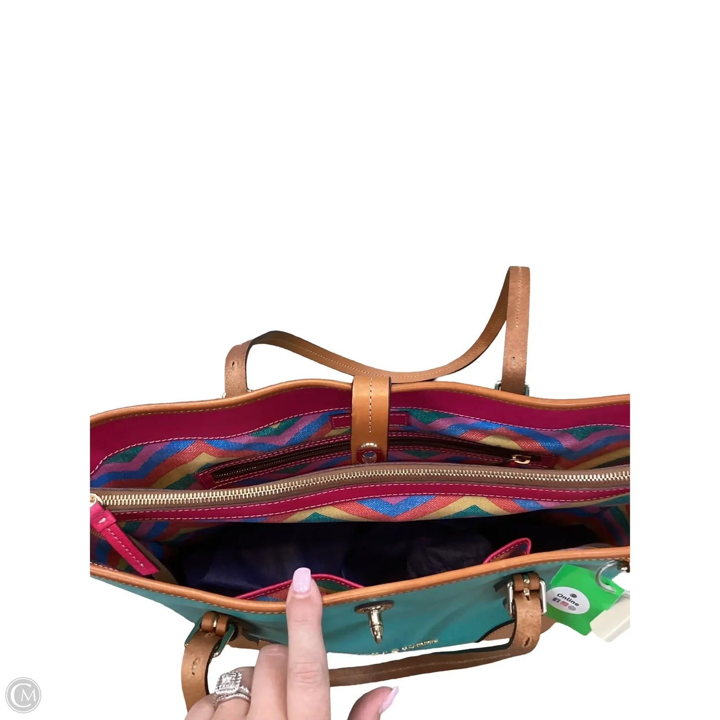 Handbag Designer By Dooney And Bourke, Size: Large