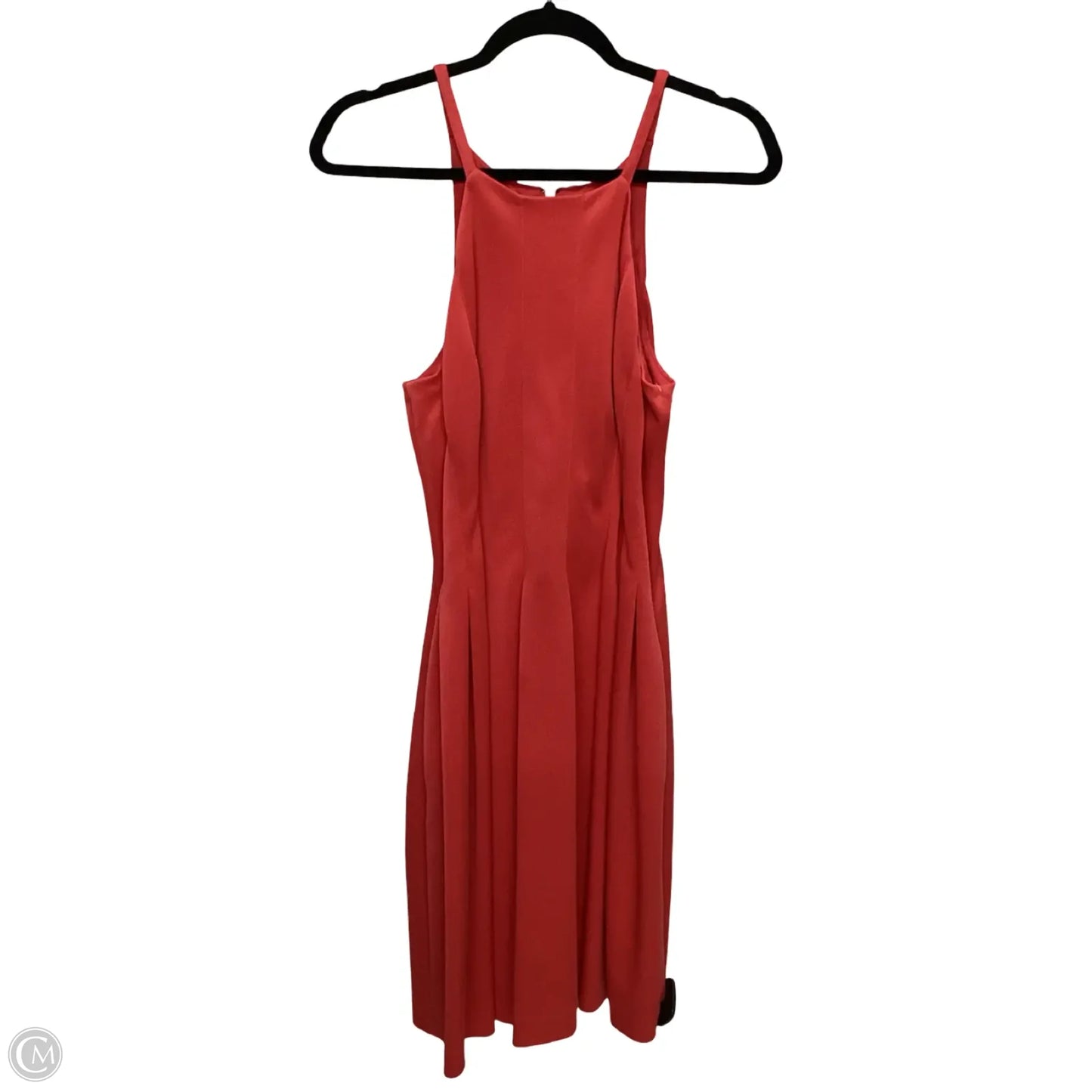 Dress Casual Short By Calvin Klein In Orange, Size: 8