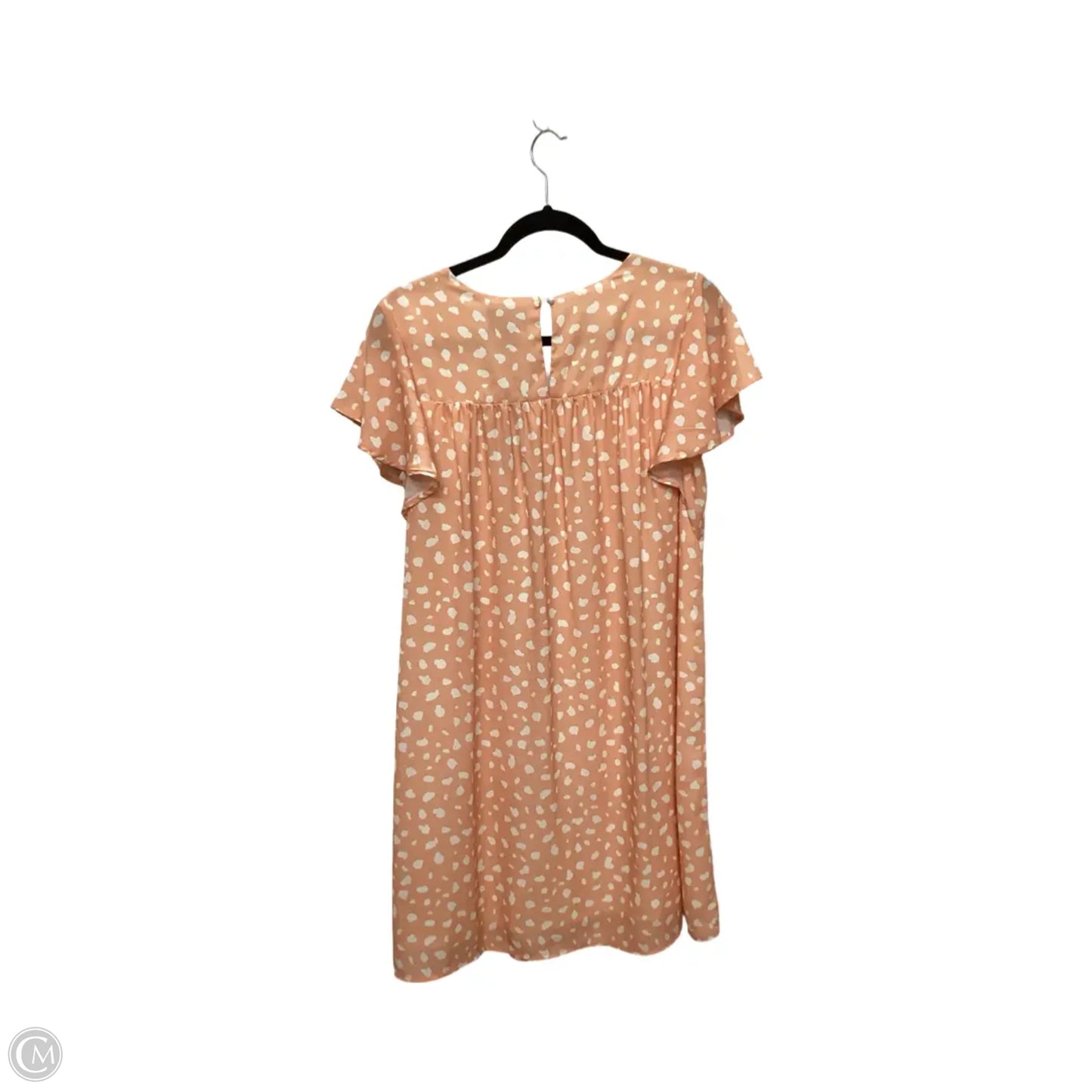 Dress Casual Short By Heyson In Orange & White, Size: S