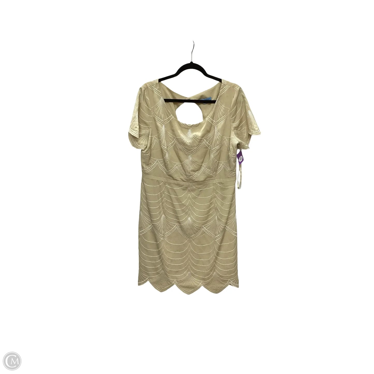 Dress Casual Short By Antonio Melani In Beige, Size: 14