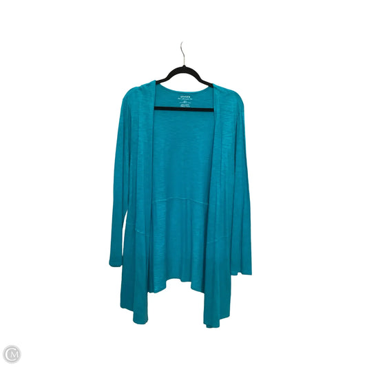 Cardigan By Chicos In Blue, Size: Xl
