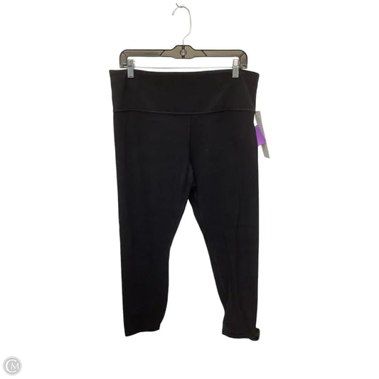 Athletic Leggings By Athleta In Black, Size: Xl