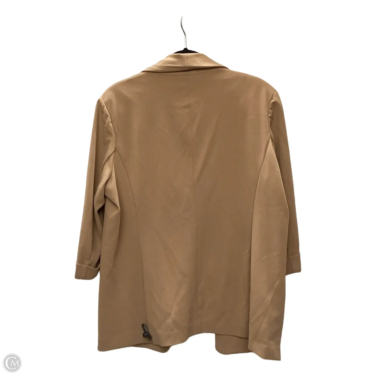 Blazer By Anne Klein In Tan, Size: Xl