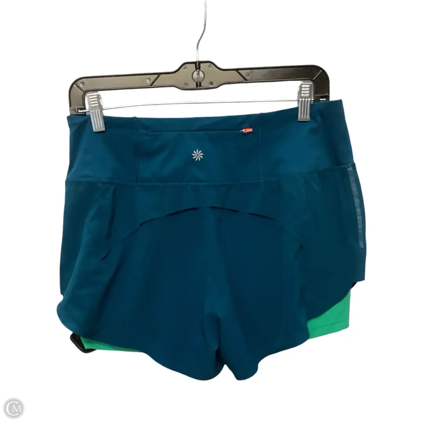 Athletic Shorts By Athleta In Teal, Size: S