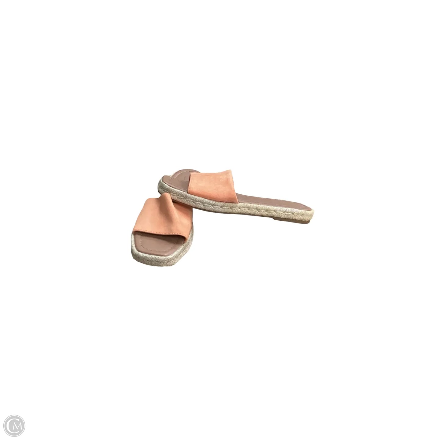Sandals Flats By Universal Thread In Orange, Size: 7.5