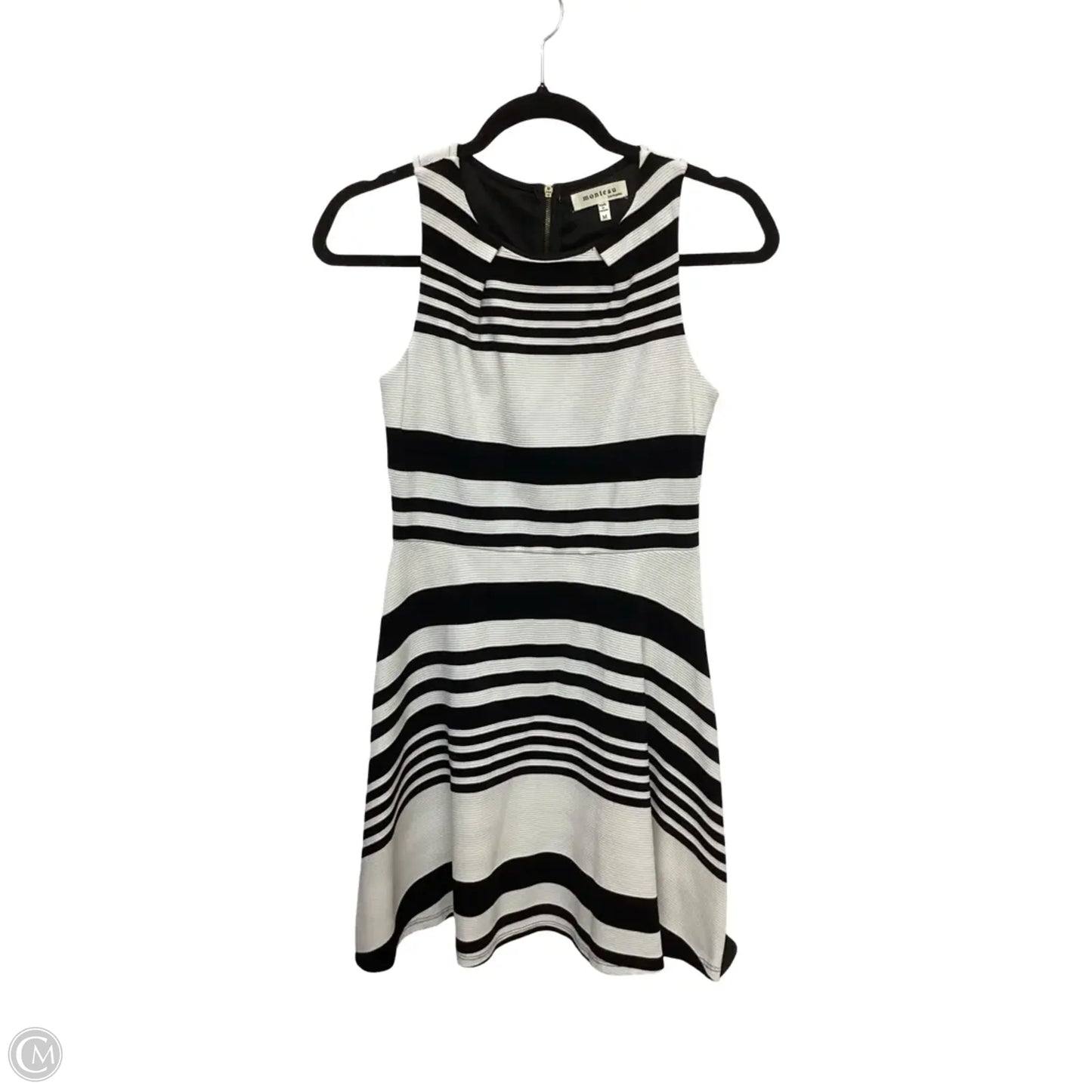 Dress Casual Short By Monteau In Black & White, Size: M