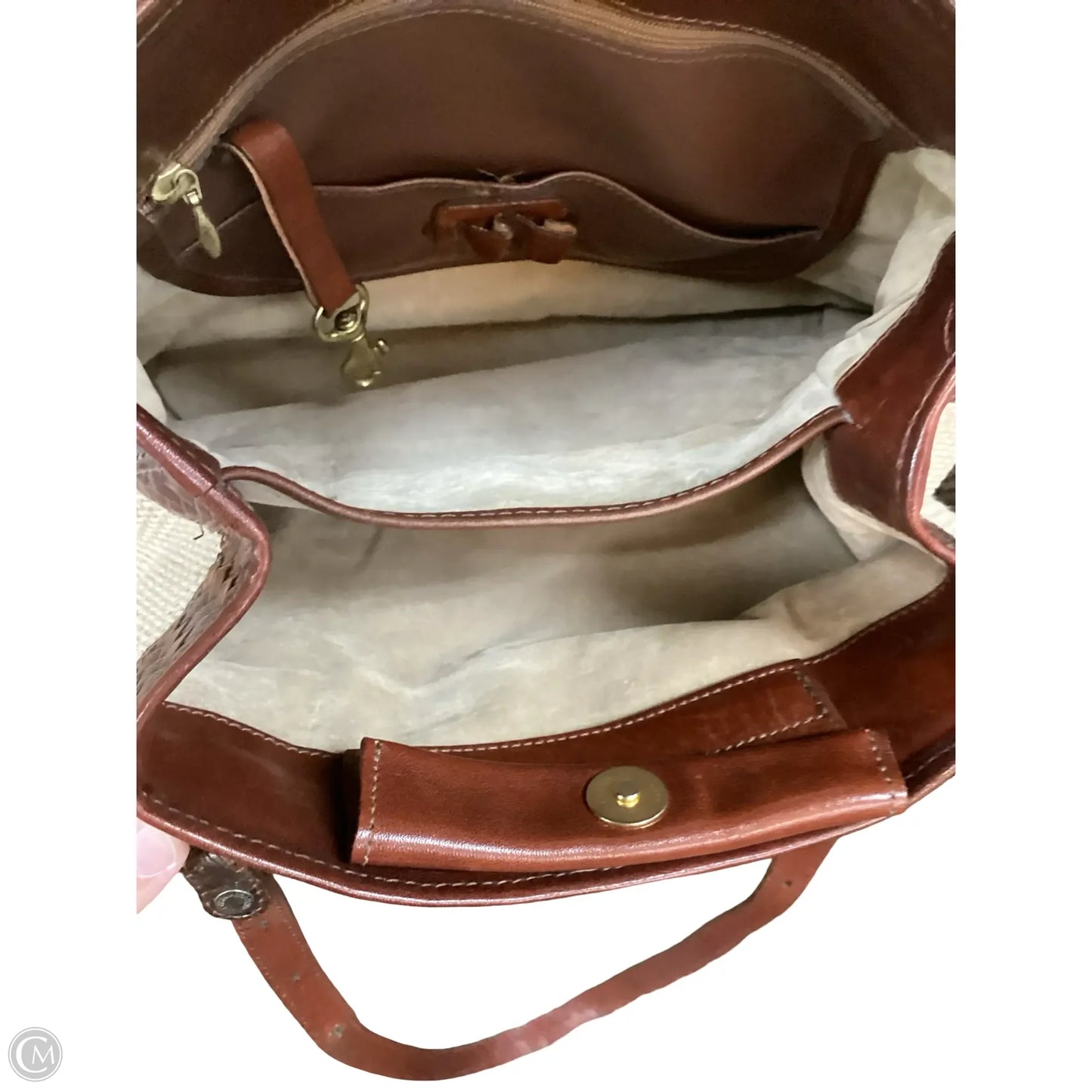 Handbag Designer By Brahmin, Size: Medium