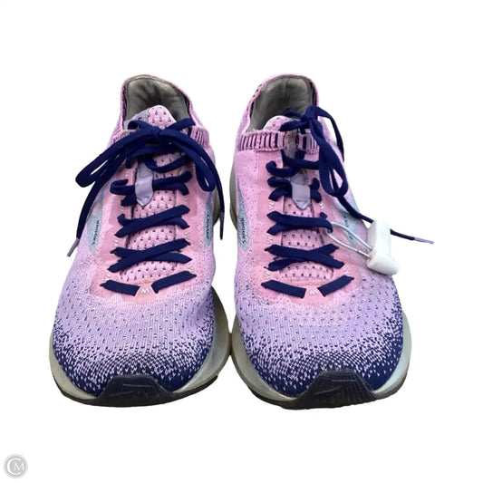 Shoes Athletic By Brooks In Purple, Size: 8.5