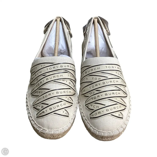 Shoes Designer By Tory Burch In Cream, Size: 8.5