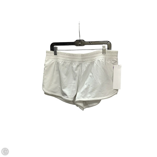 Athletic Shorts By Lululemon In White, Size: 10