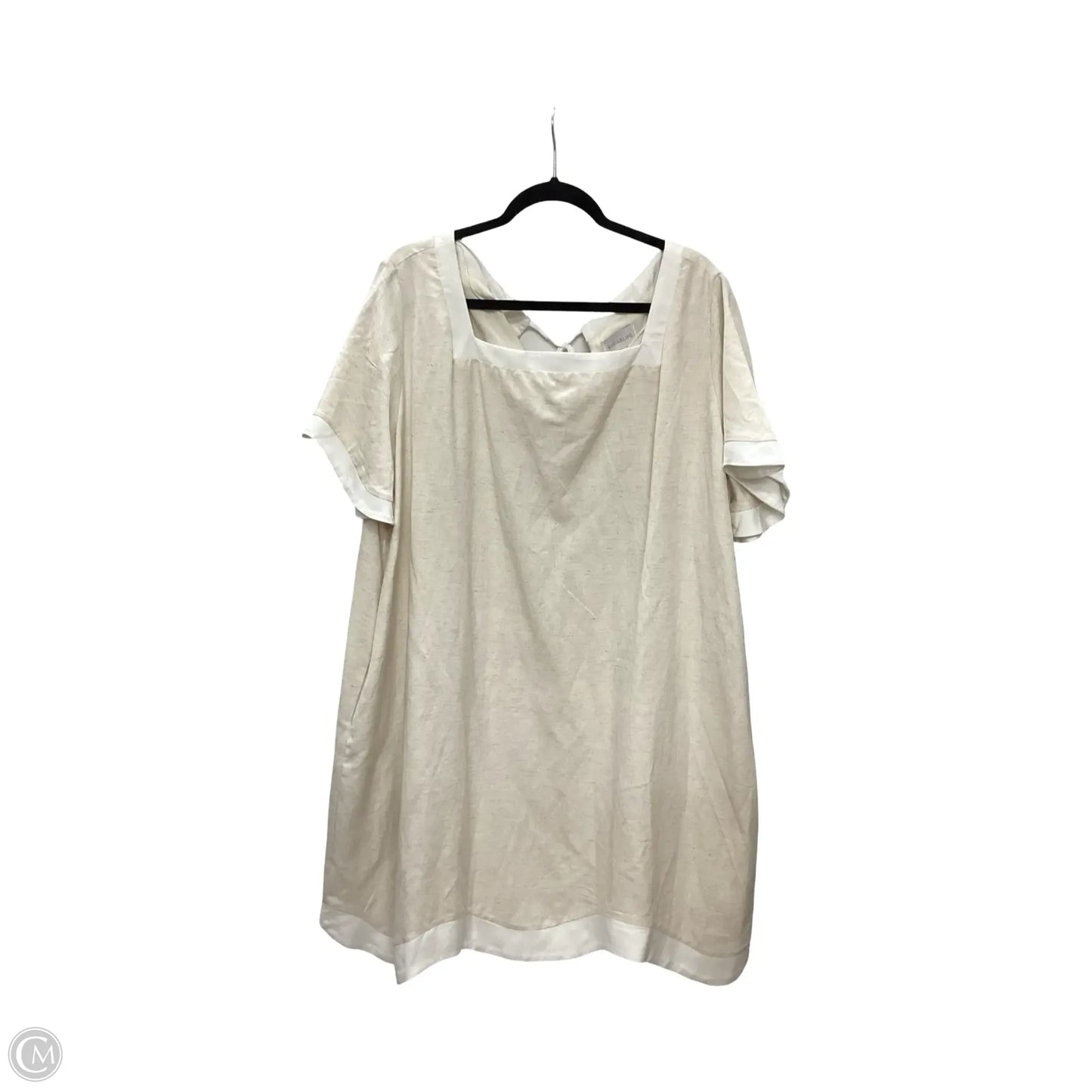 Dress Casual Short By Sugar Lips In Cream, Size: 2x