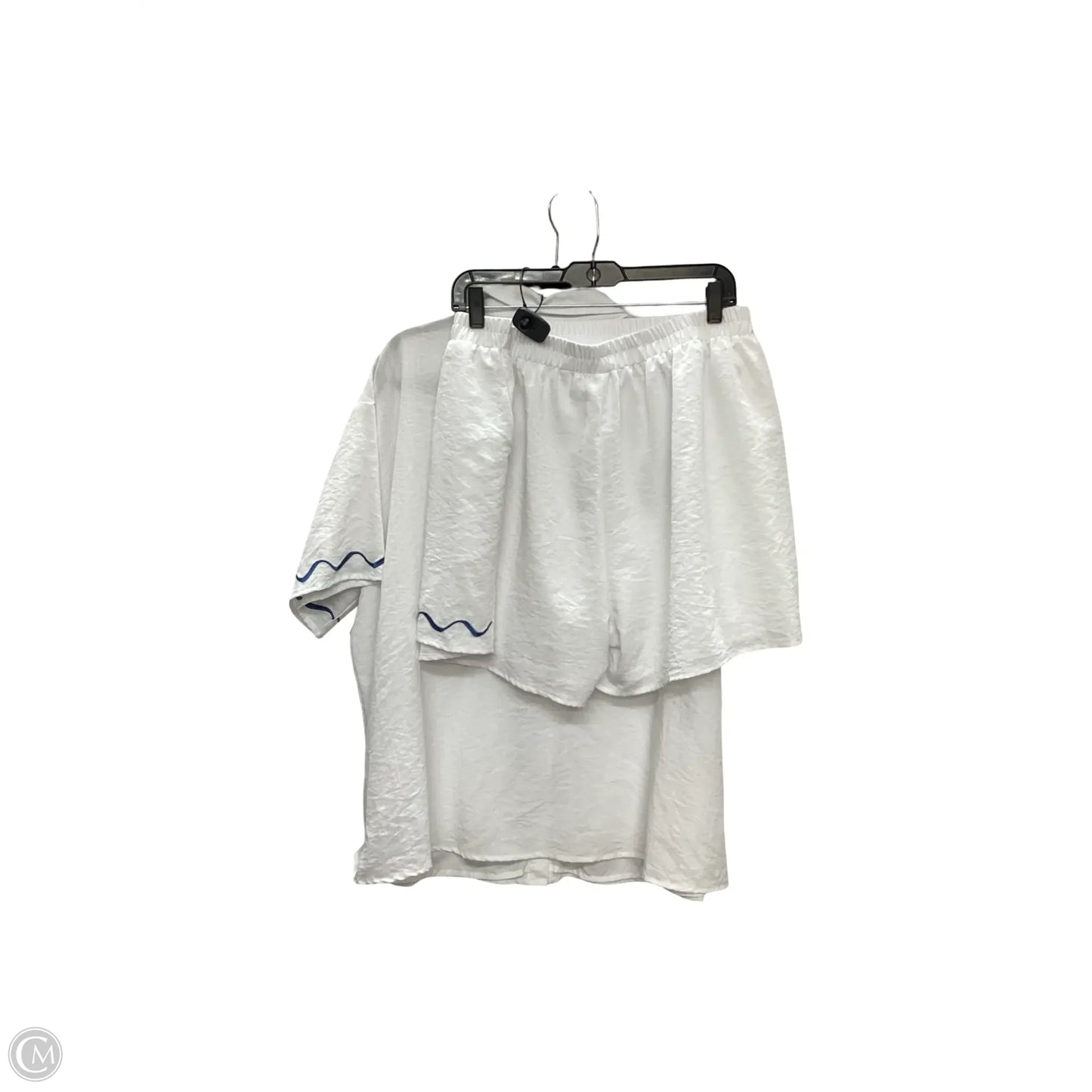 Shorts Set By Prettygarden In White, Size: Xxl