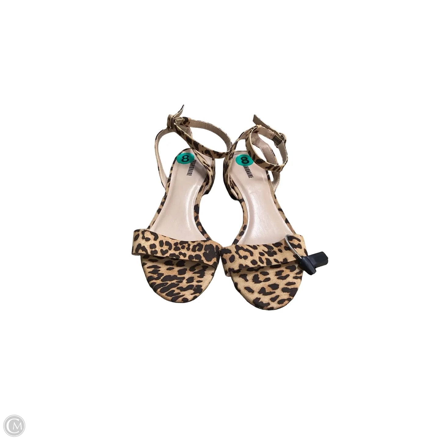 Sandals Flats By Cushionaire In Animal Print, Size: 8