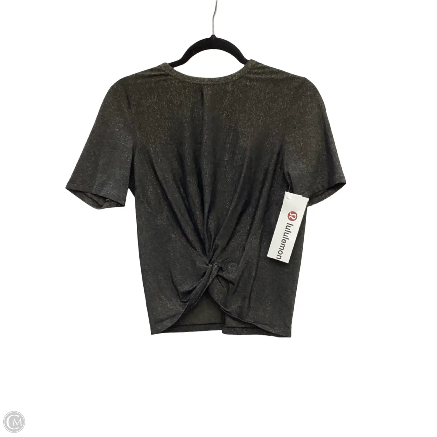 Athletic Top Short Sleeve By Lululemon In Gold, Size: 2