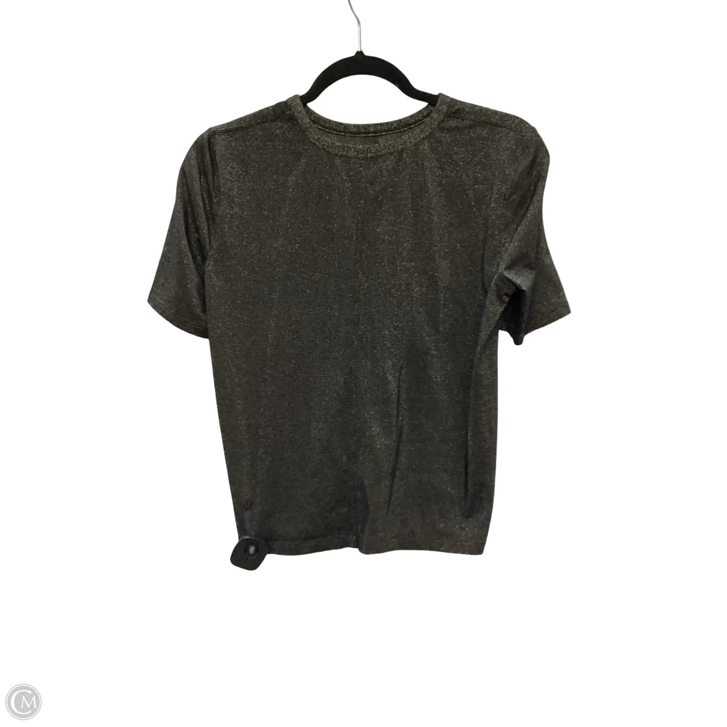 Athletic Top Short Sleeve By Lululemon In Gold, Size: 2