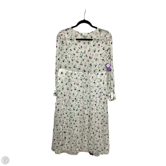 Dress Casual Midi By A New Day In Multi-colored, Size: Xs